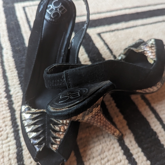 Snakeskin black heel - Picture 5 of 7